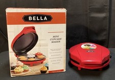 Mini máquina de cupcake Bella Cucina vermelha nova em folha caixa aberta comprar usado  Enviando para Brazil