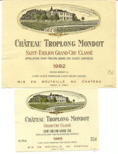 étiquettes chateau troplong d'occasion  Villenave-d'Ornon