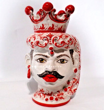 Testa moro vaso usato  Caltagirone