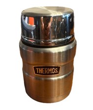 Garrafa térmica de aço inoxidável 16 oz xícara com colher prata recipiente para sopa almoço nova com etiquetas comprar usado  Enviando para Brazil