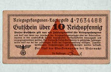 Kriegsgefangenen lagergeld pfe usato  Reggio Emilia