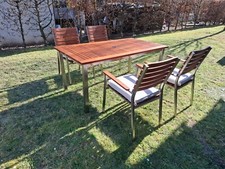 Gartenmöbel set holz gebraucht kaufen  Riedstadt