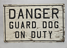 Vintage wood danger for sale  Longmeadow