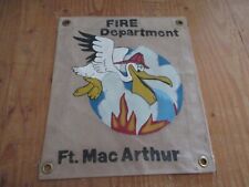 BANDEIRA DISNEY PELICANO EXÉRCITO DOS EUA FORTE MAC ARTHUR FIRE DEPT SAN PEDRO SEGUNDA GUERRA MUNDIAL comprar usado  Enviando para Brazil