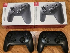 Pacote com 2: Nintendo Switch original oficial fabricante de equipamento original controle profissional sem fio caixa de varejo comprar usado  Enviando para Brazil