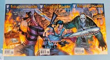 3x 2008 FREDDY VS JASON VS ASH # 1 ~ CONEXÃO Quadrinhos VARIANTE J Scott Campbell comprar usado 3x 2008 FREDDY VS JASON VS ASH # 1 ~ CONEXÃO Quadrinhos VARIANTE J Scott Campbell comprar usado  Enviando para Brazil