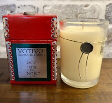 VOTIVO Vela Aromática de Soja Joie de Noel No. 77 — 7,3 OZ 50 Horas Navidad EE. UU. segunda mano  Embacar hacia Argentina