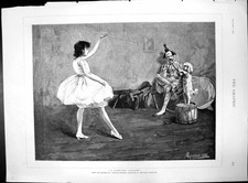 Antique print dancing for sale  UK