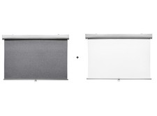 Używany, Paire de stores occultants Ikea, 1 blanc + 1 anthracite, 80 x 165 cm na sprzedaż  Wysyłka do Poland