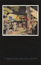 Tempelfest japan kunstdruck gebraucht kaufen  Waldburg