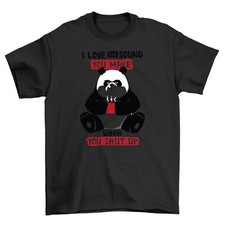 Panda Shut Up - Camiseta Hilária Urso Panda, 100% Algodão, Design Unissex Engraçado, comprar usado  Enviando para Brazil