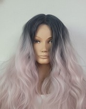 Peruca Mane Concept mistura de cabelo humano frente de renda preta a rosa ombre ondulada , usado comprar usado Peruca Mane Concept mistura de cabelo humano frente de renda preta a rosa ombre ondulada , usado comprar usado  Enviando para Brazil