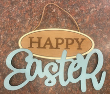 Happy easter rustic for sale  Ruffs Dale