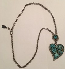 Signed heart pendant for sale  Richardson