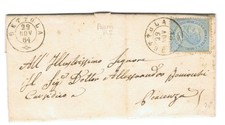 Regno italia lettera usato  Uscio