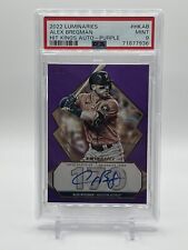 Camiseta 2022 Luminaries Alex Bregman Hit Kings roxa autografada 2/3 # PSA 9 Pop 1! comprar usado  Enviando para Brazil