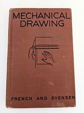 Mechanical Drawing by French and Svensen 1943 Technical Drafting Engineering, usado comprar usado  Enviando para Brazil