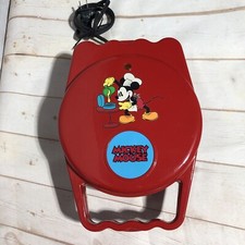 Máquina de waffle Disney Single Waffler VillaWare Mickey Mouse 5555-12 retrô vermelha vintage  comprar usado  Enviando para Brazil