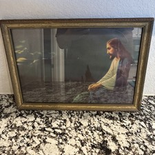 Estampa emoldurada vintage Jesus Cristo no Monte Oliveira Getsêmani (16,5” X 11,5”) comprar usado Estampa emoldurada vintage Jesus Cristo no Monte Oliveira Getsêmani (16,5” X 11,5”) comprar usado  Enviando para Brazil