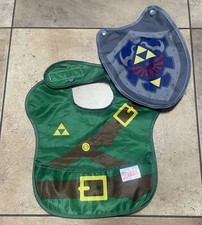 conjunto Bumkins Baby Bib Nintendo SuperBib com Capa, The Legend Of Zelda 6-24 M, usado comprar usado  Enviando para Brazil