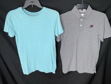 Usado, Camiseta polo masculina Teen Aeropostale cinza e American Eagle azul claro tamanho XS comprar usado  Enviando para Brazil