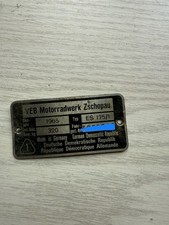 Typenschild 175 riginal gebraucht kaufen  Georgenthal