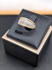 Bague bandeau pavée d'occasion  Les Mureaux