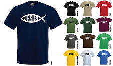 Jesus fish shirt for sale  LANARK