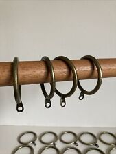 Brass curtain rings for sale  CHESHAM