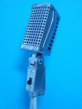 Microfone vintage 1960s realista 33-905 e suporte de mesa Atlas antigo Deco Shure comprar usado  Enviando para Brazil