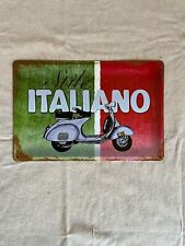 Insegna metallo vespa usato  Settingiano