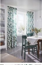 IKEA Alpklover Ikea zielone białe kremowe liście botaniczne 145 x 250cm 57 x 98" rzadkie na sprzedaż  Wysyłka do Poland