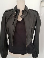 Blouson court cuir d'occasion  Millas