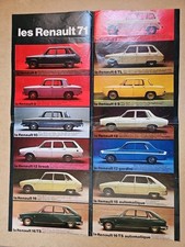 Renault 1971 depliant usato  Macomer