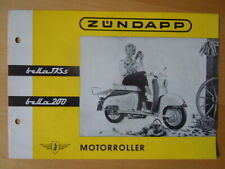 Zündapp prospekt 60er gebraucht kaufen  Wiesloch