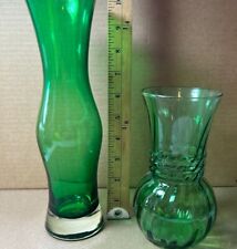 Vintage green vases for sale  Sabula