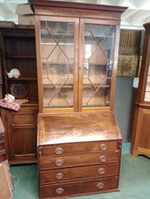 Mahogany edwardian bureau for sale  ABERDARE