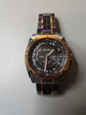 Usado, Bulova Precisionist quartzo diamante acento 2 tons preto 46mm 98D149 com caixa  comprar usado  Enviando para Brazil