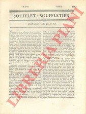 Mantice encyclopedie soufflet usato  Italia