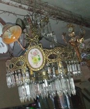 Antico lampadario ceramica usato  Ragalna