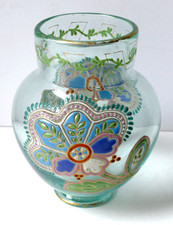 Vase verre émaillé d'occasion  Nancy-