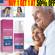 Creme de progesterona (bioidêntico) para alívio da menopausa 3000 mg EUA~ comprar usado  Enviando para Brazil