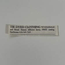 Roupas tingidas de gravata Earthones atacado e varejo 1992 anúncio SAH7-3-SR comprar usado  Enviando para Brazil