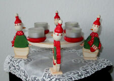 Adventskranz schneemann holz gebraucht kaufen  Berlin