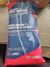 Corretor de Postura Fit Geno Back Brace Feminino e Masculino Alisador de Ombro Grande comprar usado  Enviando para Brazil