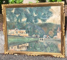 Tableau ancien. paysage d'occasion Tableau ancien. paysage d'occasion  Toulouse-