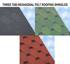 Hexagonal felt shingles for sale  NORWICH