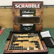 Scrabble deluxe tile for sale  LEICESTER