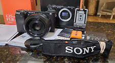 Câmera sem espelho Sony Alpha A6300 com pacote de lentes SL Sony E35mm F1.8 OSS ESTADO PERFEITO comprar usado  Enviando para Brazil