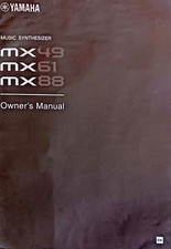 Usado, Teclado sintetizador de música Yamaha MX49 MX61 MX88 livro manual do proprietário original. comprar usado  Enviando para Brazil